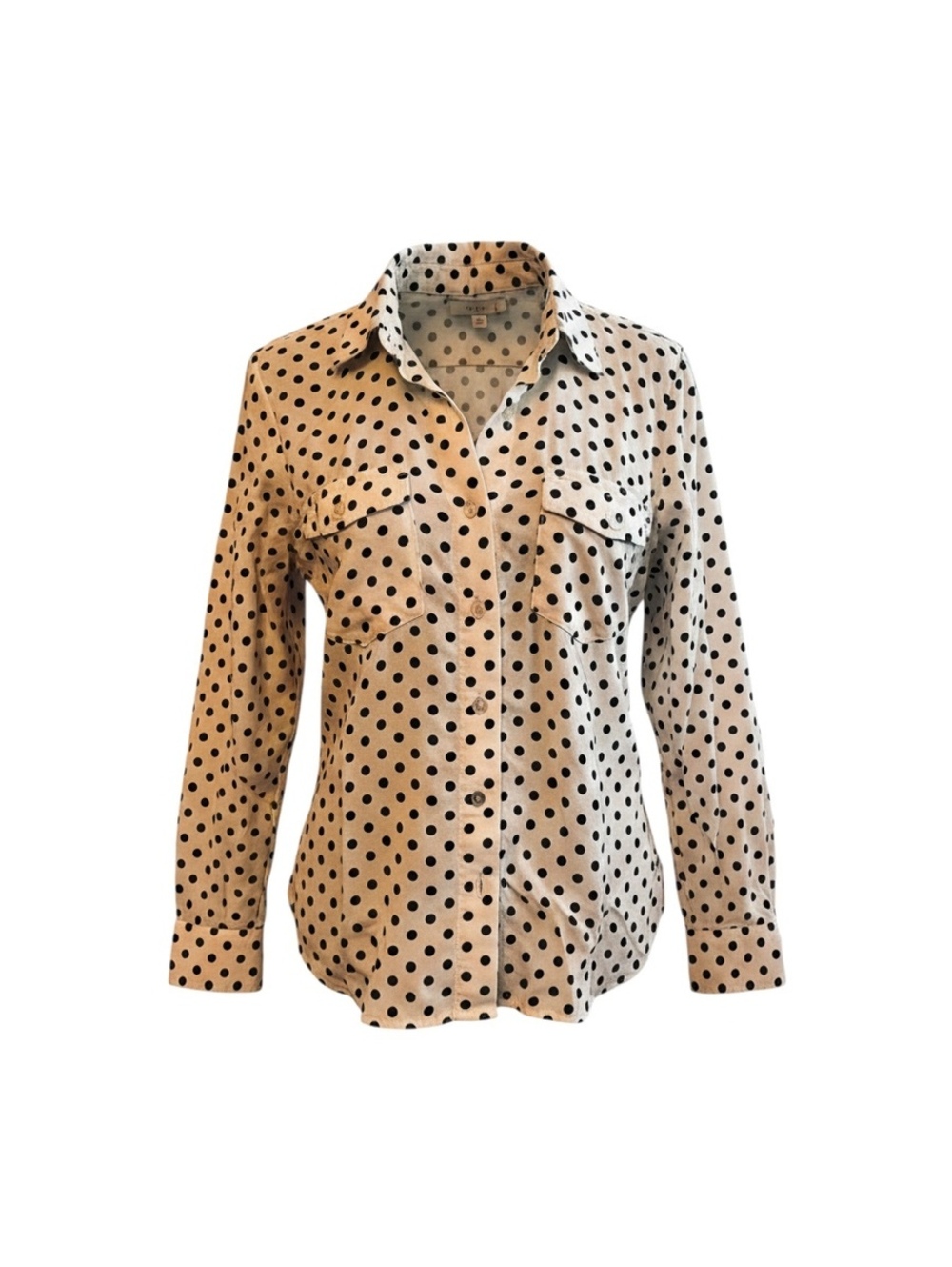 4OUR DREAMERS Women's Polka Dot Long Sleeve Shirt